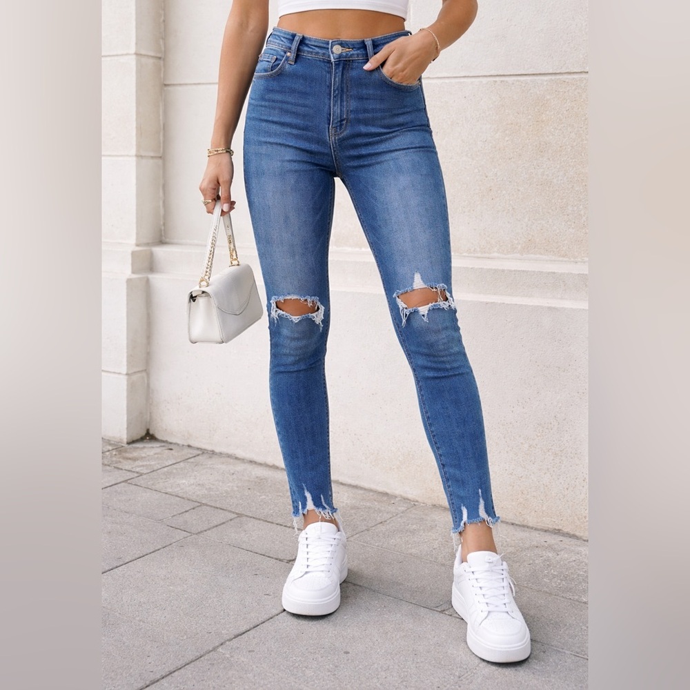 We the free Distressed Skinny Jeans